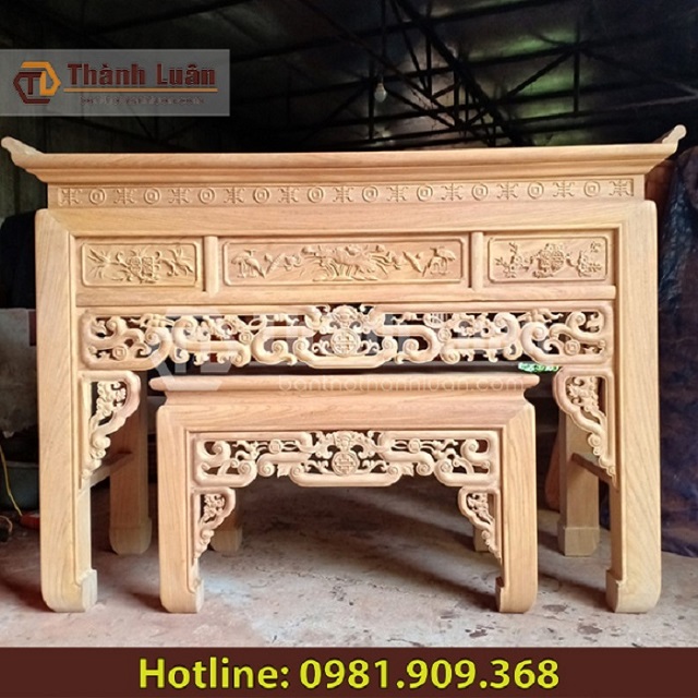 Kích thước sập thờ chuẩn phong thủy Kích thước sập thờ chuẩn phong thủy