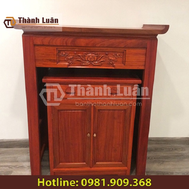 Mẫu tủ thờ gỗ hương TU4 Mẫu tủ thờ gỗ hương TU4