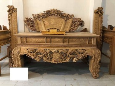 Sập thờ gỗ gụ chân 22