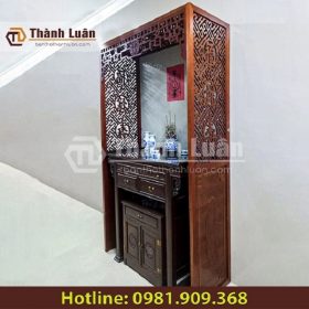 Tủ thờ gỗ hương -  Sản phẩm nội thất phòng thờ đáng mua