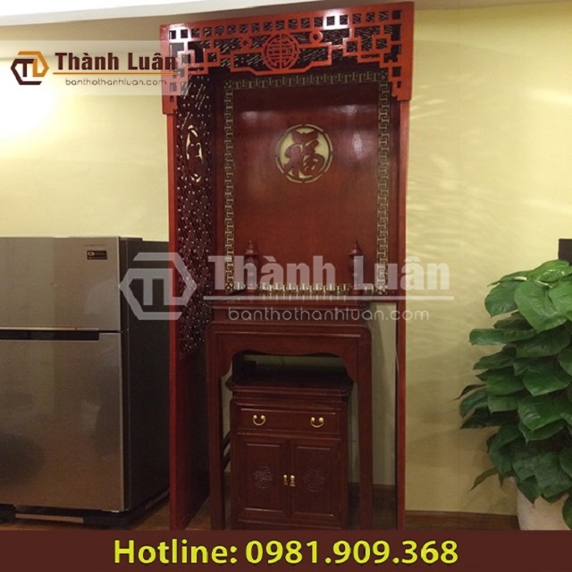 Tủ thờ gỗ hương Thành Luân mẫu mã đẹp Tủ thờ gỗ hương Thành Luân mẫu mã đẹp