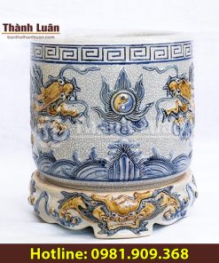 Bát hương đắp nổi DT6