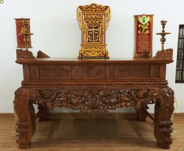 Mẫu sản phẩm sập thờ gỗ mít sang trọng tại Thành Luân Mẫu sản phẩm sập thờ gỗ mít sang trọng tại Thành Luân