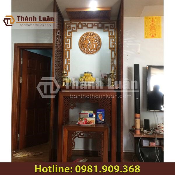 Bàn thờ đứng hiện đại Bàn thờ gỗ gụ, Top những sản phẩm bàn thờ gỗ gụ nổi tiếng tại Thành Luân