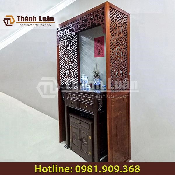 Bàn thờ gỗ gụ của Thành Luân Bàn thờ gỗ gụ, Top những sản phẩm bàn thờ gỗ gụ nổi tiếng tại Thành Luân