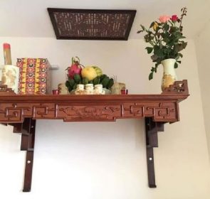 Kích thước bàn thờ treo tường loại tốt chuẩn phong thủy