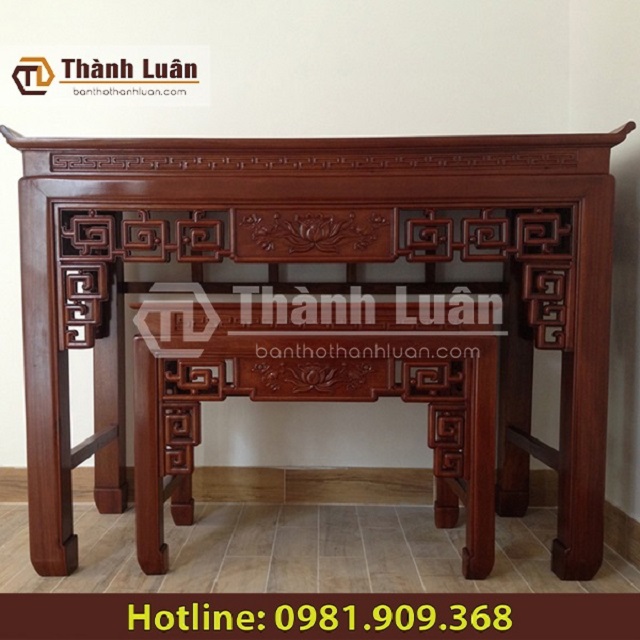 Tủ thờ chạm khắc hoa sen Tủ thờ chạm khắc hoa sen
