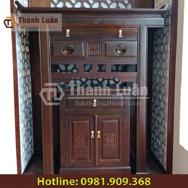 Bàn thờ có tủ hiện đại Bàn thờ có tủ hiện đại
