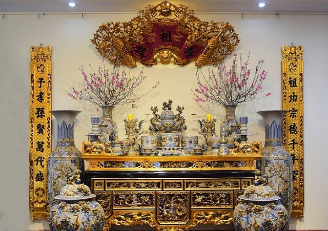 Cách bố trí bàn thờ Cách bố trí bàn thờ