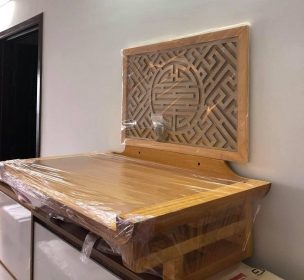 Kích thước tài lộc cho bàn thờ treo tườn