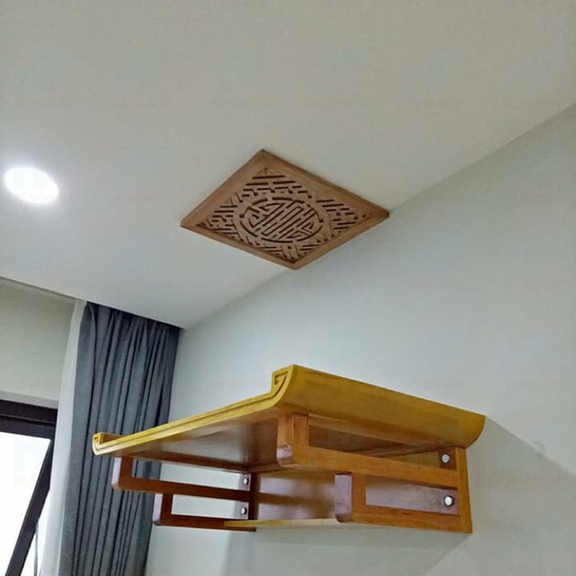 Mẫu bàn thờ treo tường dành cho ông táo đặc biệt chống ám khói lên trần nhà Mẫu bàn thờ treo tường dành cho ông táo đặc biệt chống ám khói lên trần nhà