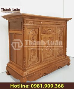 Tủ thờ gỗ đẹp TU15 (Gỗ Gõ)