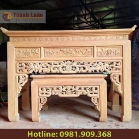 Vì sao bàn thờ gỗ căm xe lại được nhiều người lựa chọn hiện nay?