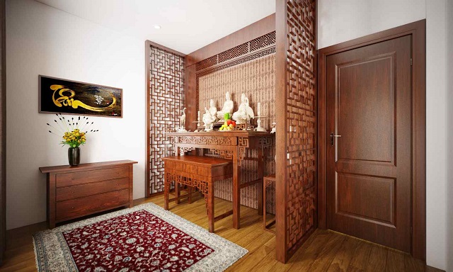 Vị trí đặt bàn thờ trong nhà ống Vị trí đặt bàn thờ trong nhà ống