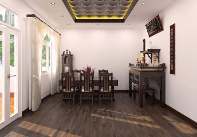 bàn thờ xung với cửa là như thế nào