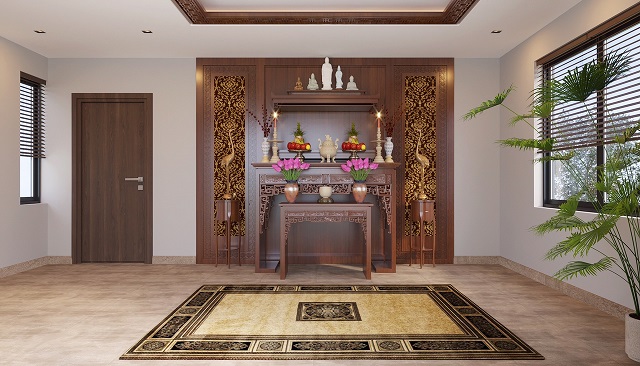 Cách hóa giải khi bàn thờ xung với cửa chính xác nhất Cách hóa giải khi bàn thờ xung với cửa chính xác nhất