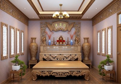 Về độ cao của bàn thờ và màu sắc phù hợp